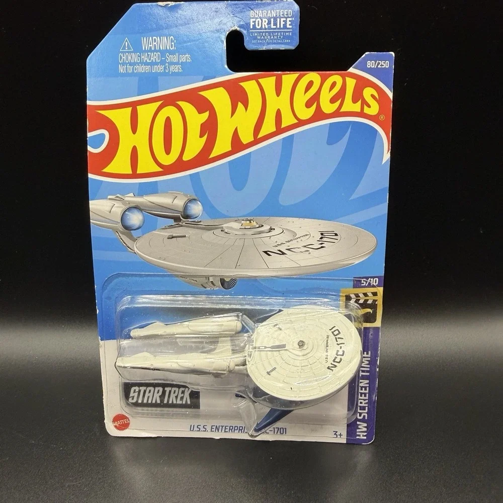 HOT WHEELS U.S.S. Enterprise NCC-1701 Star Trek HW Screen Time HTB32 2024